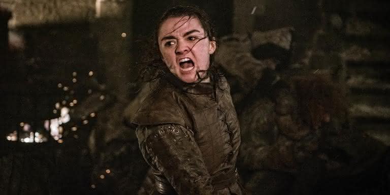 Arya Stark no terceiro episódio da oitava temporada de 'Game of Thrones'. - Divulgação/HBO