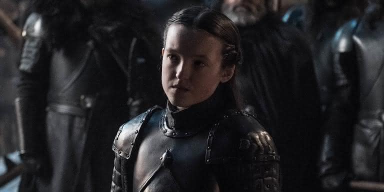 Bella Ramsey como Lyanna Mormont em 'Game of Thrones'. - Divulgação/HBO