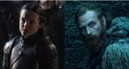 Lyanna Mormont (Bella Ramsey) e Tormund (Kristofer Hivju). - Divulgação/HBO