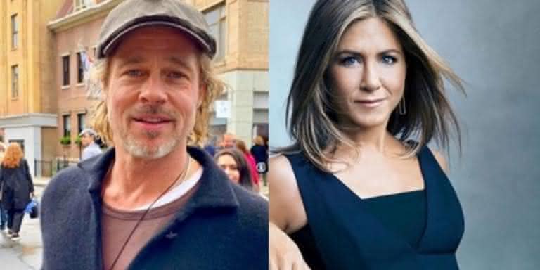 Brad Pitt e Jennifer Aniston - Montagem/Reprodução