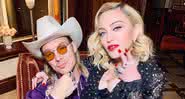 Madonna divulga nova turnê em vídeo com Diplo. - Reprodução/Instagram