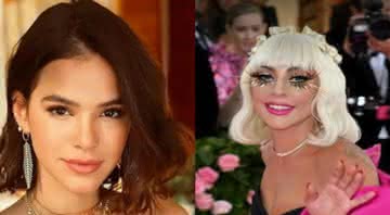 Bruna Marquezine e Lady Gaga. - Reprodução/Instagram