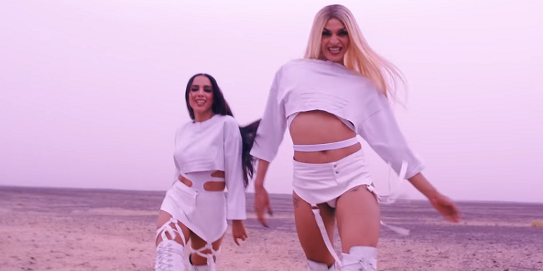 Anitta e Pabllo Vittar no clipe de 'Sua Cara'. - Redação Digital