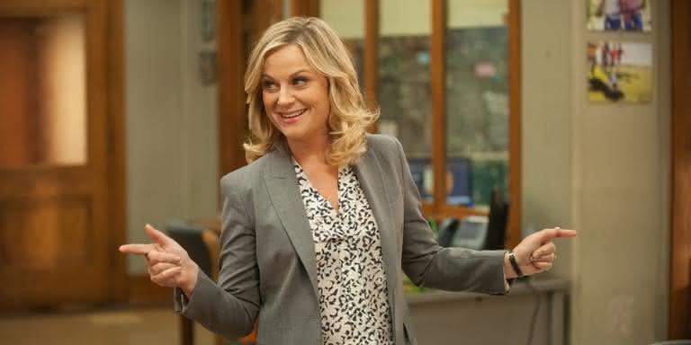 Amy Poehler como Leslie Knope na série 'Parks and Recreation' - Divulgação/NBC