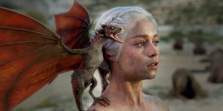 Daenerys com Drogon. - Reprodução/HBO