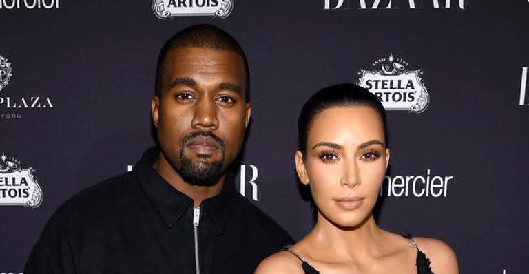 Kanye West e Kim Kardashian - Getty Images