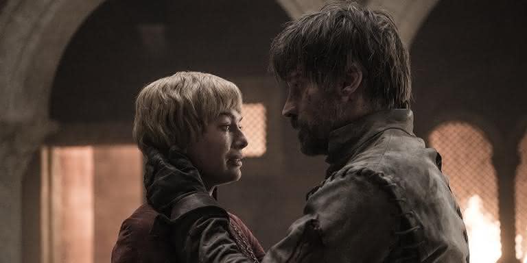 Cersei e Jaime no quinto episódio da oitava temporada de 'Game of Thrones'. - Divulgação/HBO