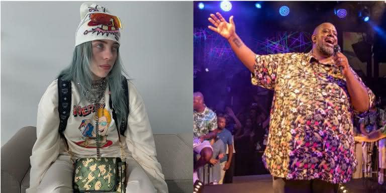 Billie Eilish e Péricles. - Reprodução/Instagram