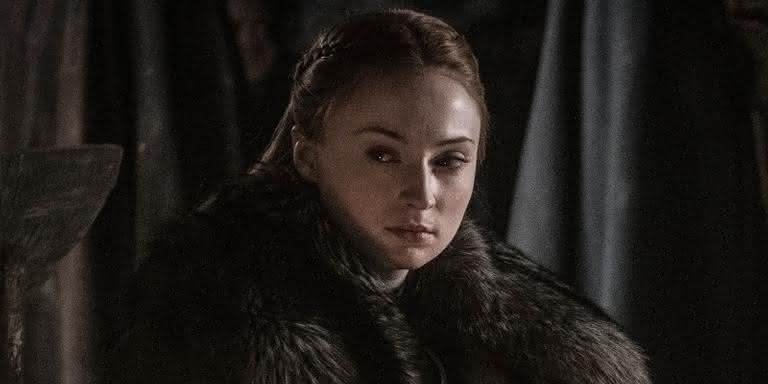 Sophie Turner como Sansa Stark na oitava temporada de 'Game of Thrones'. - Divulgação/HBO