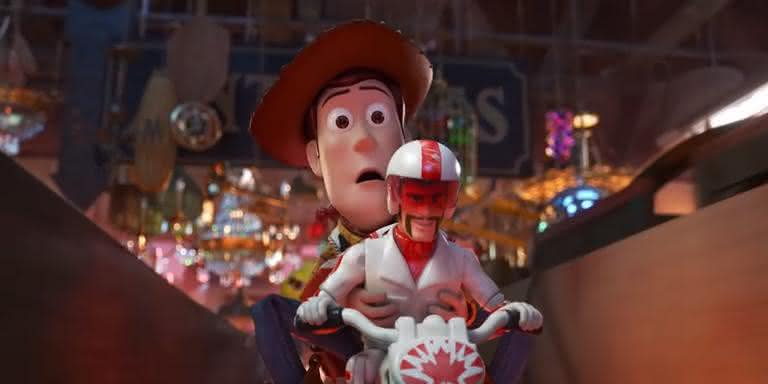 Cena de 'Toy Story 4'. - Reprodução/Pixar