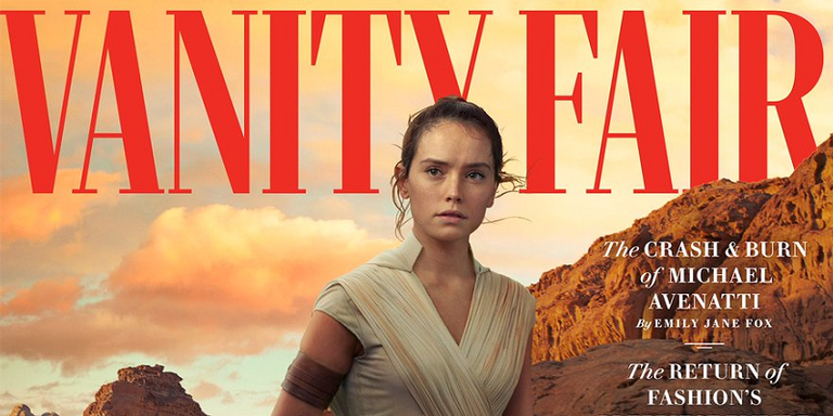 Daisy Ridley como Rey na capa da Vanity Fair. - Reprodução/VanityFair