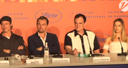 Tarantino e elenco de 'Era Uma Vez em Hollywood' em coletiva de imprensa. - Reprodução/Variety