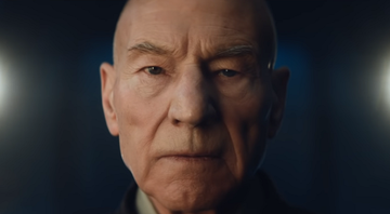 Patrick Stewart em prévia de 'Star Trek: Picard'. - Reprodução/CBS