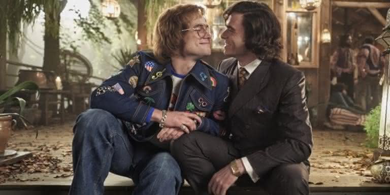 Taron Egerton e Richard Madden em 'Rocketman' - Divulgação/Paramount Pictures