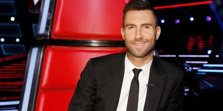 O cantor Adam Levine no programa 'The Voice' - Divulgação/NBC