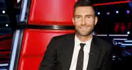 O cantor Adam Levine no programa 'The Voice' - Divulgação/NBC