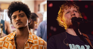 Bruno Mars e Ed Sheeran. - Reprodução/Instagram