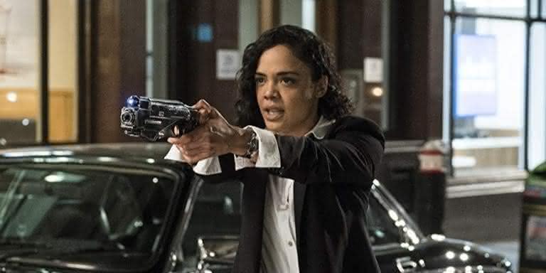 Tessa Thompson em cena de 'MIB: Homens de Preto – Internacional' - Reprodução/Sony Pictures