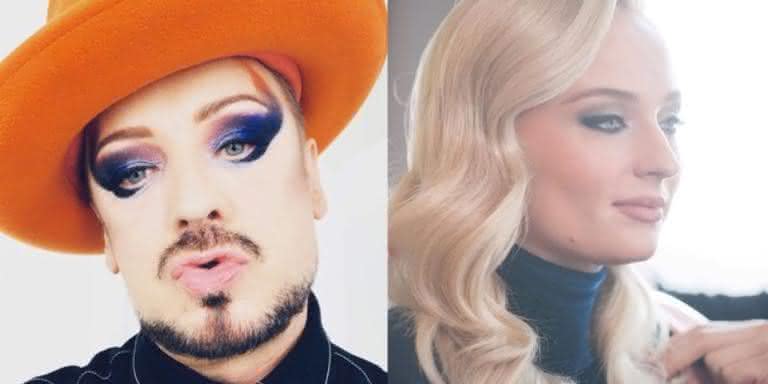 Boy George e Sophie Turner - Reprodução Instagram