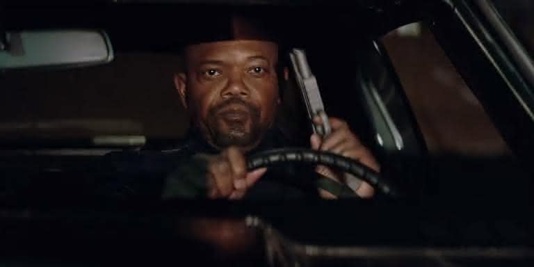 Samuel L. Jackson em 'Shaft'. - Reprodução/Netflix