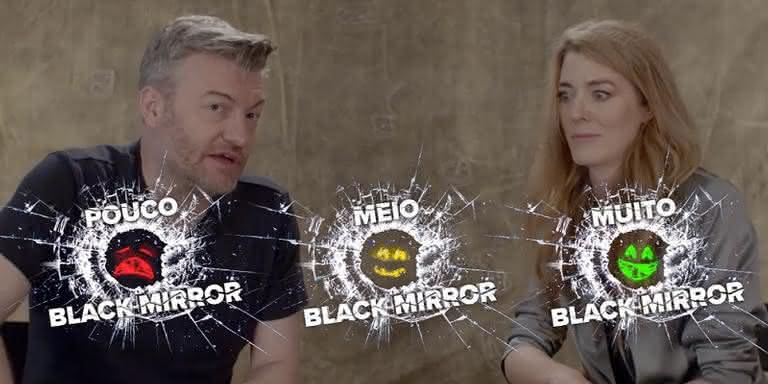 Charlie Brooker e Annabel Jones, os criadores de 'Black Mirror'. - Reprodução