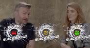 Charlie Brooker e Annabel Jones, os criadores de 'Black Mirror'. - Reprodução