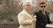 Michael Sheen e David Tennant em 'Good Omens'. - Reprodução/Amazon Prime