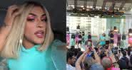 Fotos de Pabllo Vittar na Parada LGBTQ+ de Toronto, publicadas nas redes sociais - Reprodução/Instagram