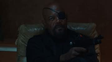 Samuel L. Jackson em 'Homem-Aranha: Longe de Casa' - Reprodução/YouTube