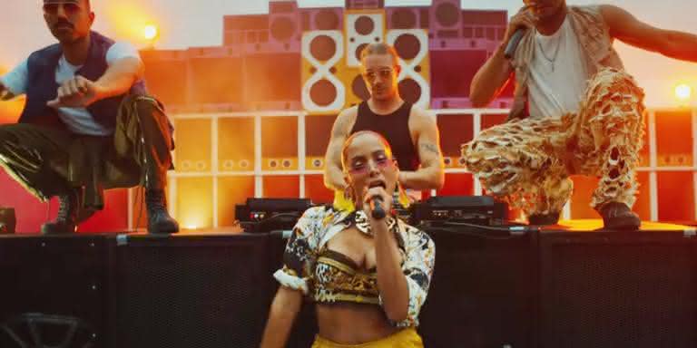 Anitta e Diplo no clipe para a música 'Make It Hot' - Reprodução/YouTube