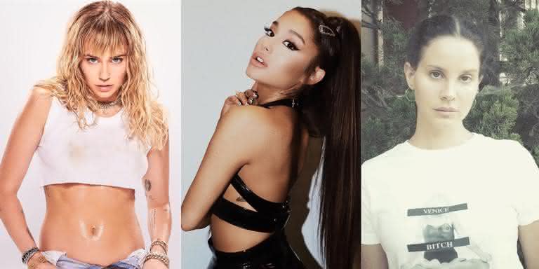 Miley, Ariana e Lana confirmaram parceria para faixa de 'As Panteras' - Reprodução/Instagram