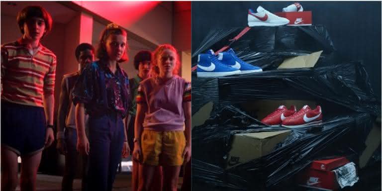 Coleção da Nike inspirada por 'Stranger Things' - Divulgação/Nike