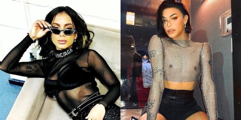 Anitta e Pabllo Vittar podem lançar trabalho novo segundo rumores - Reprodução/Instagram 