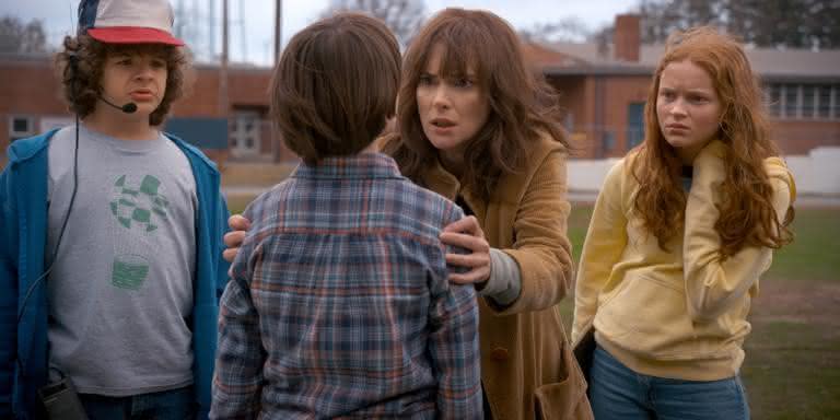 Will, Dustin Henderson, Joyce Byer e Max em 'Stranger Things' - Divulgação/Netflix