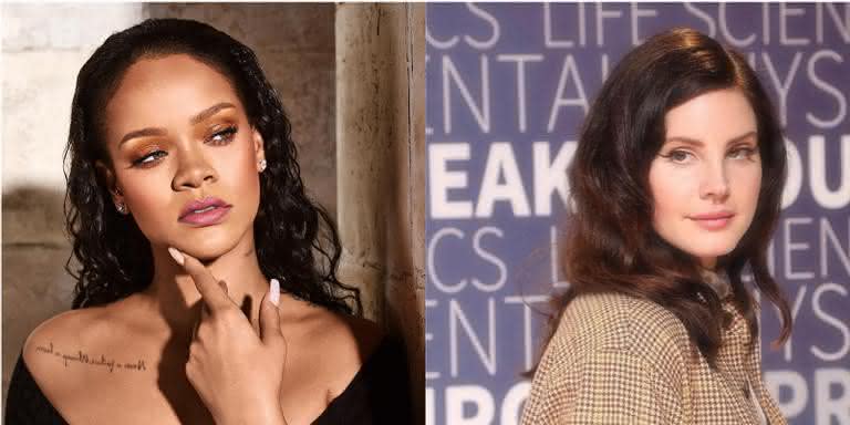 Rihanna e Lana Del Rey - Reprodução/Instagram