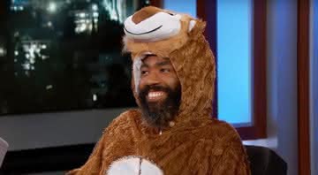 Donald Glover em entrevista ao apresentador Jimmy Kimmel - Reprodução/YouTube