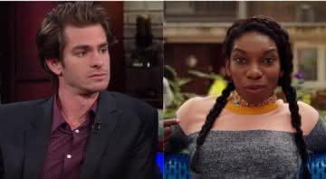 Andrew Garfield Michaela Coel - Reprodução/YouTube