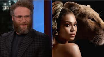 Seth Rogen e Beyoncé - Reprodução/YouTube; Divulgação/Disney