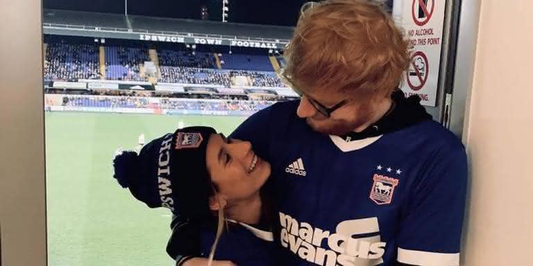 Ed Sheeran e Cherry Seaborn - Reprodução/Instagram