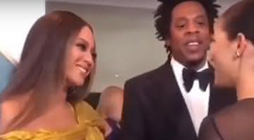 Beyoncé, Jay-Z e Meghan - Divulgação/Youtube