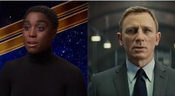 Lashana Lynch e Daniel Craig - Reprodução/YouTube