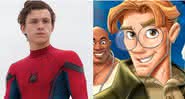 Tom Holland e 'Atlantis: O Reino Perdido' - Divulgação/Marvel; Divulgação/Disney