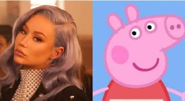 Iggy Azalea e Peppa Pig trocam mensagens via redes sociais e brincam com situação - Reprodução/Instagram/E1 Kids