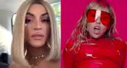 Pabllo Vittar e Miley Cyrus - Reprodução/Instagram