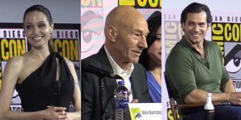 Angelina Jolie na Marvel, Patrick Stewart com 'Star Trek' e Henry Cavill em 'The Witcher' são destaques da Comic Con 2019 - Reprodução/YouTube 