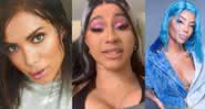 Anitta, Cardi B e Ludmilla - Reprodução Instagram