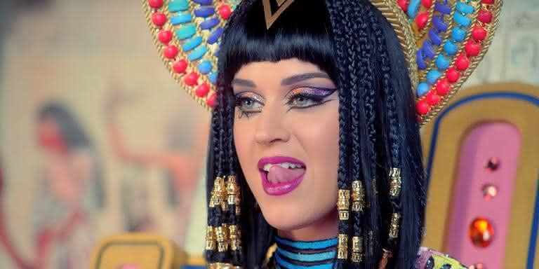 Katy Perry em clipe de 'Dark Horse' - Reprodução/YouTube