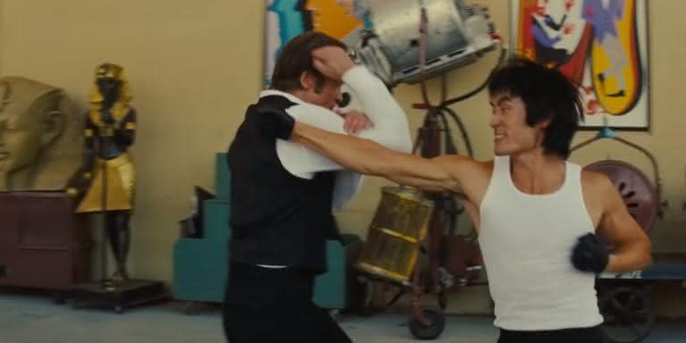 Mike Moh como Bruce Lee em 'Era Uma Vez em...Hollywood' - Divulgação/Sony Pictures