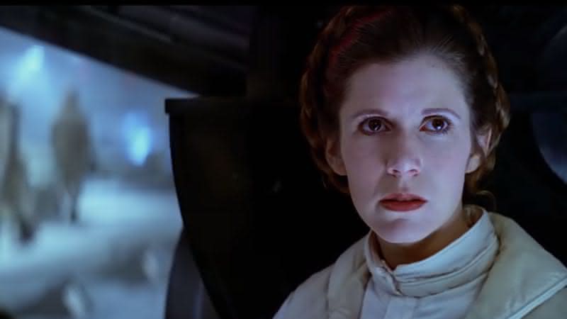 Carrie Fisher interpretou Leia Organa nos novos filmes de Star Wars, além de participar do derivado Rogue One, de 2016 - Divulgação/Lucasfilm