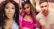 Lizzo e Ariana Grande, Liam Payne e Gretchen estão entre os lançamentos desta sexta-feira - YouTube/Instagram